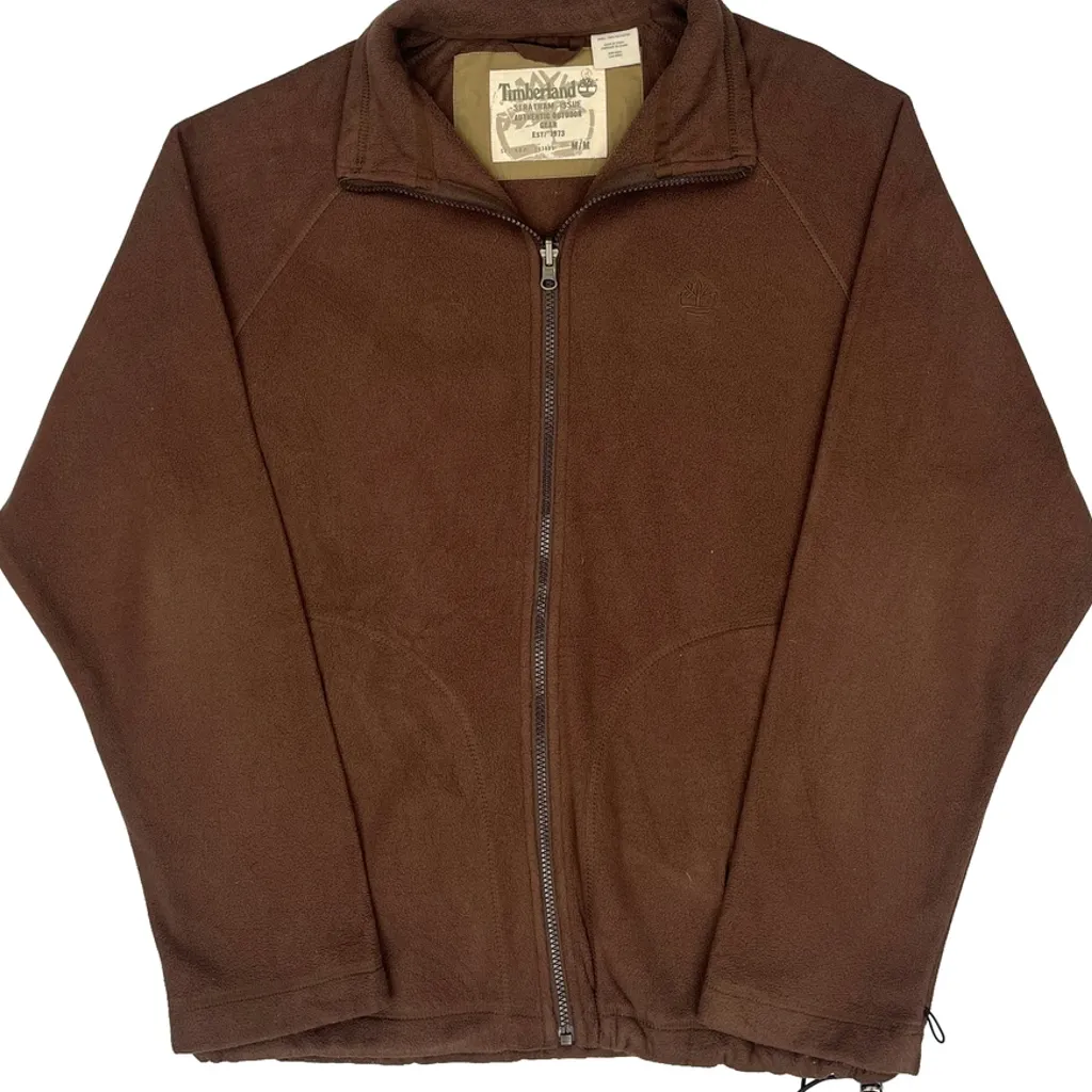 Timberland Fleece Jacket - Medium Brown Polyester - Image 4