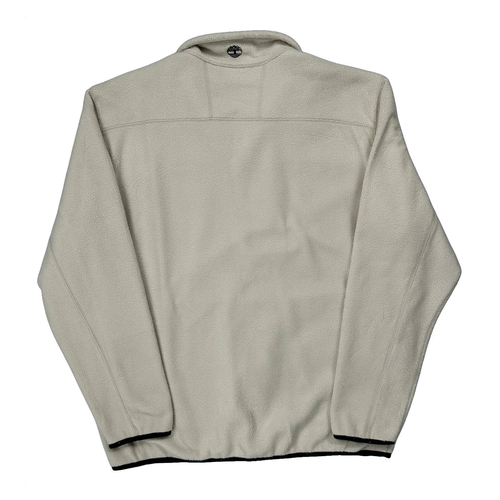 Timberland Fleece Jacket - Large Cream Polyester - Image 2