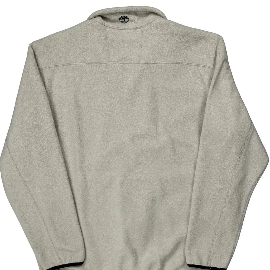 Timberland Fleece Jacket - Large Cream Polyester - Image 6