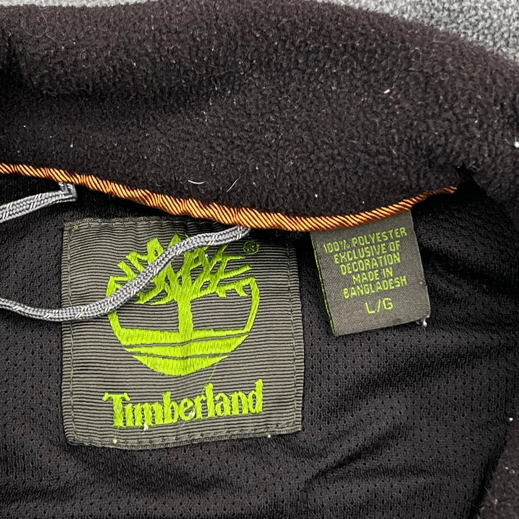 Timberland Fleece Jacket - Large Grey Polyester - Image 3