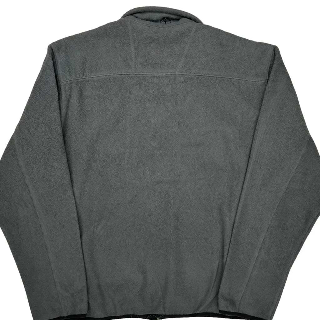 Timberland Fleece Jacket - Large Grey Polyester - Image 6