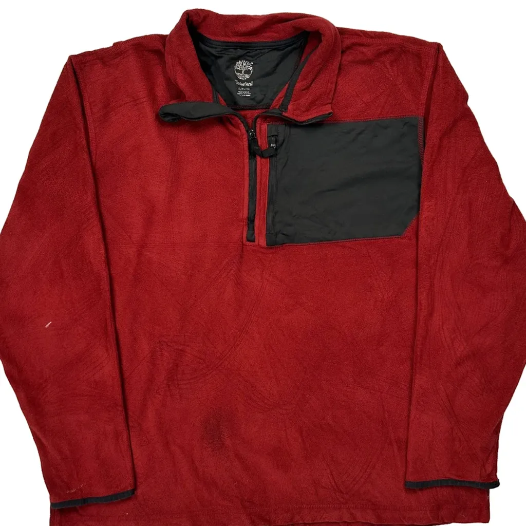 Timberland Fleece - XL Red Polyester - Image 4