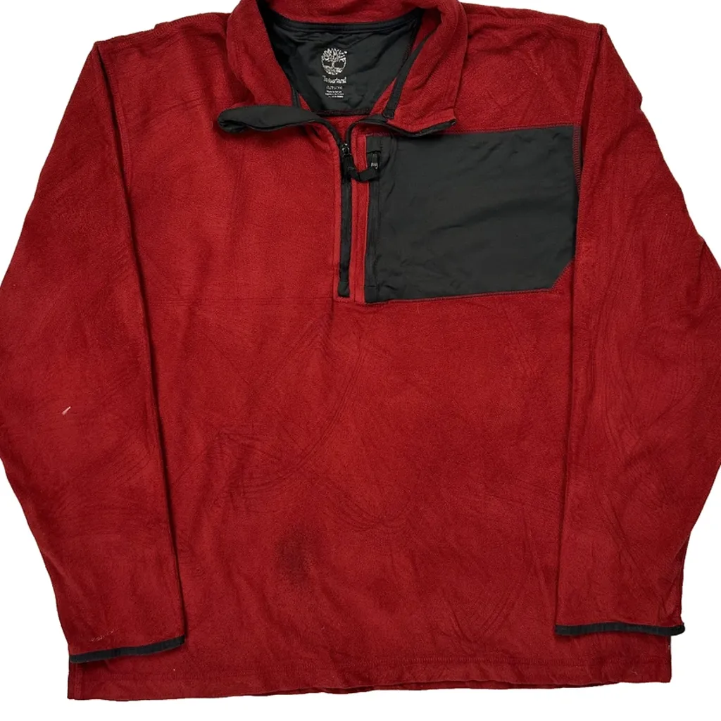 Timberland Fleece - XL Red Polyester - Image 5
