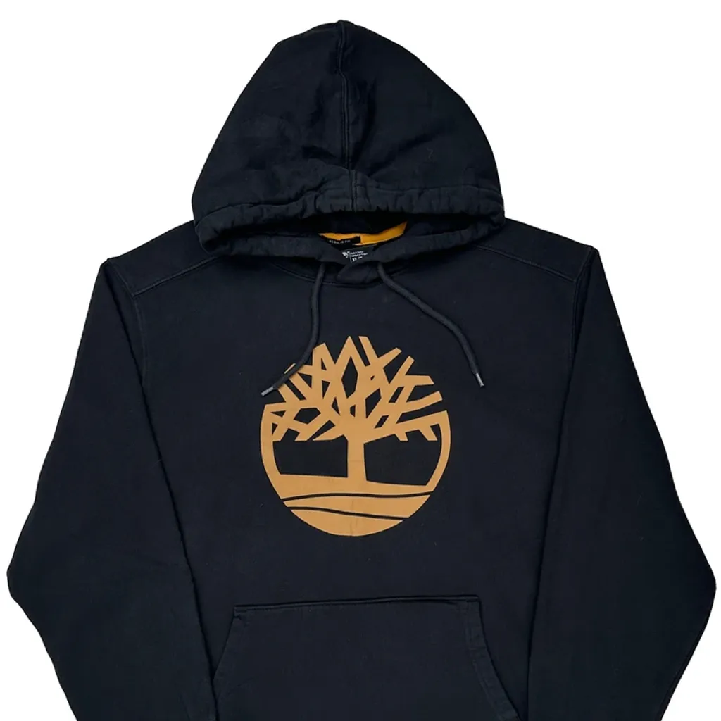 Timberland Hoodie - XL Black Cotton - Image 4