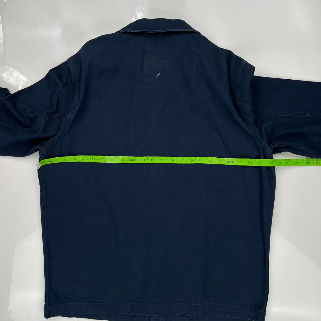 Timberland French Chore Jacket - Large Navy Cotton - Image 3