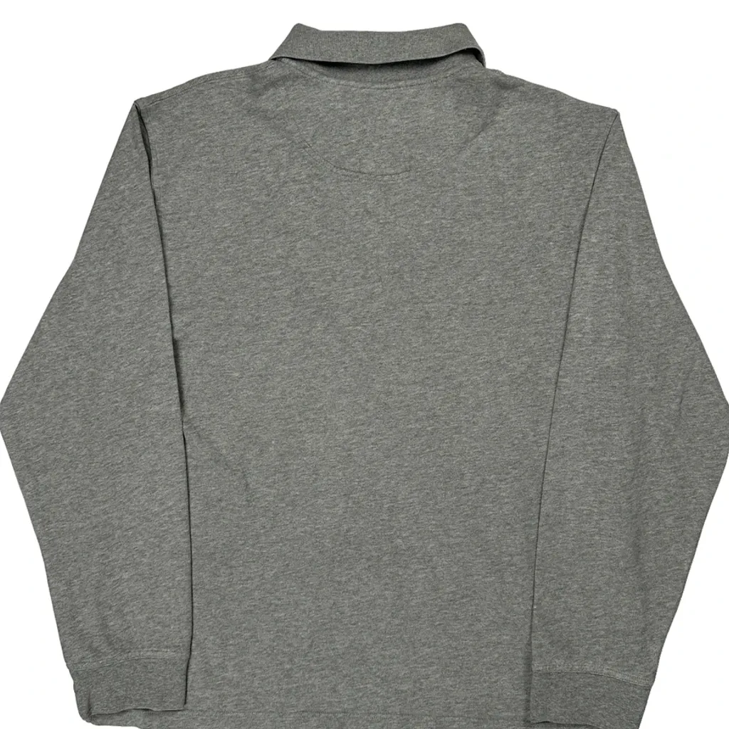 Timberland Long Sleeve Polo Shirt - XL Grey Cotton - Image 6