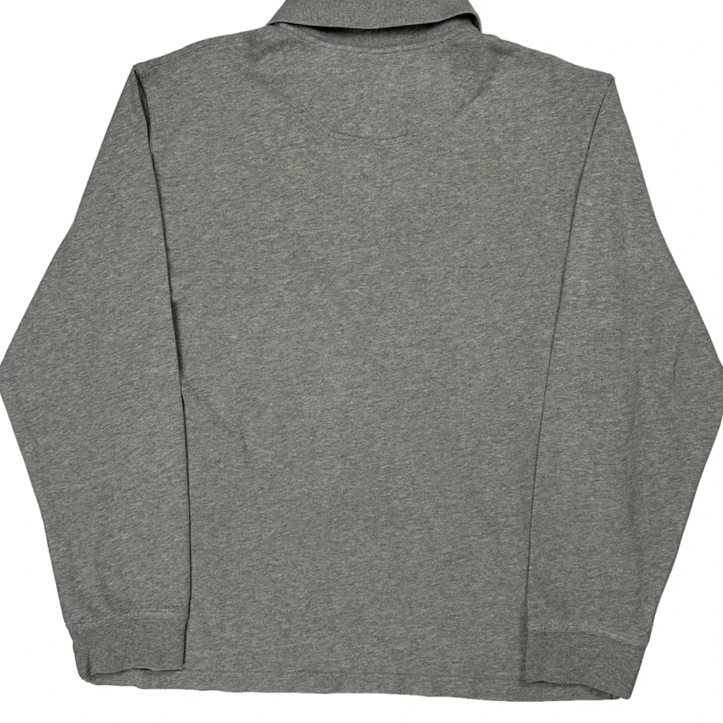 Timberland Long Sleeve Polo Shirt - XL Grey Cotton - Image 7