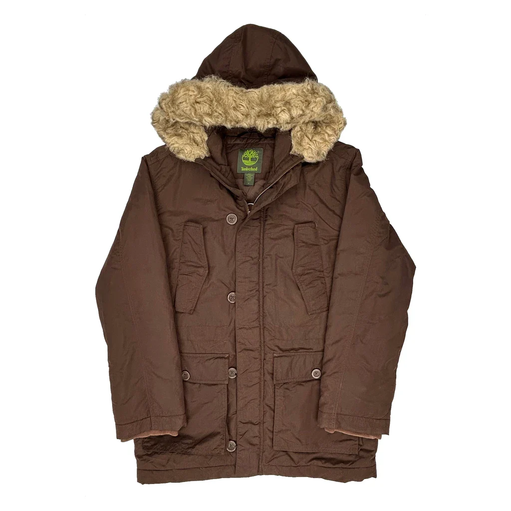 Timberland Parka - Medium Brown Nylon