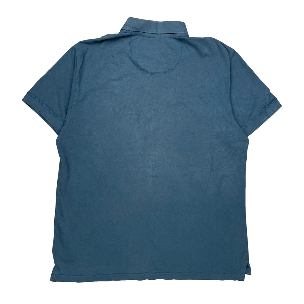 Timberland Polo Shirt - XL Blue Cotton - Image 2