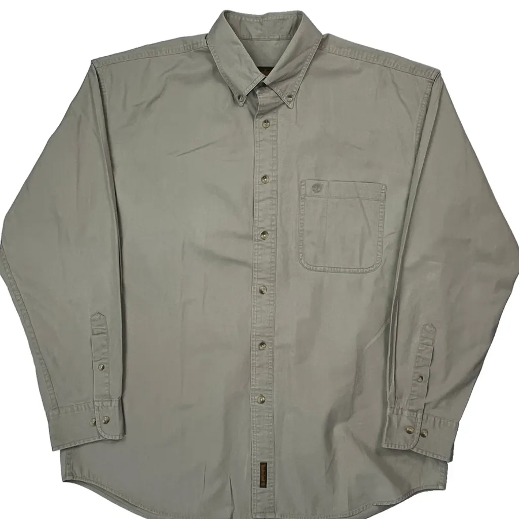 Timberland Shirt - Large Beige Cotton - Image 4