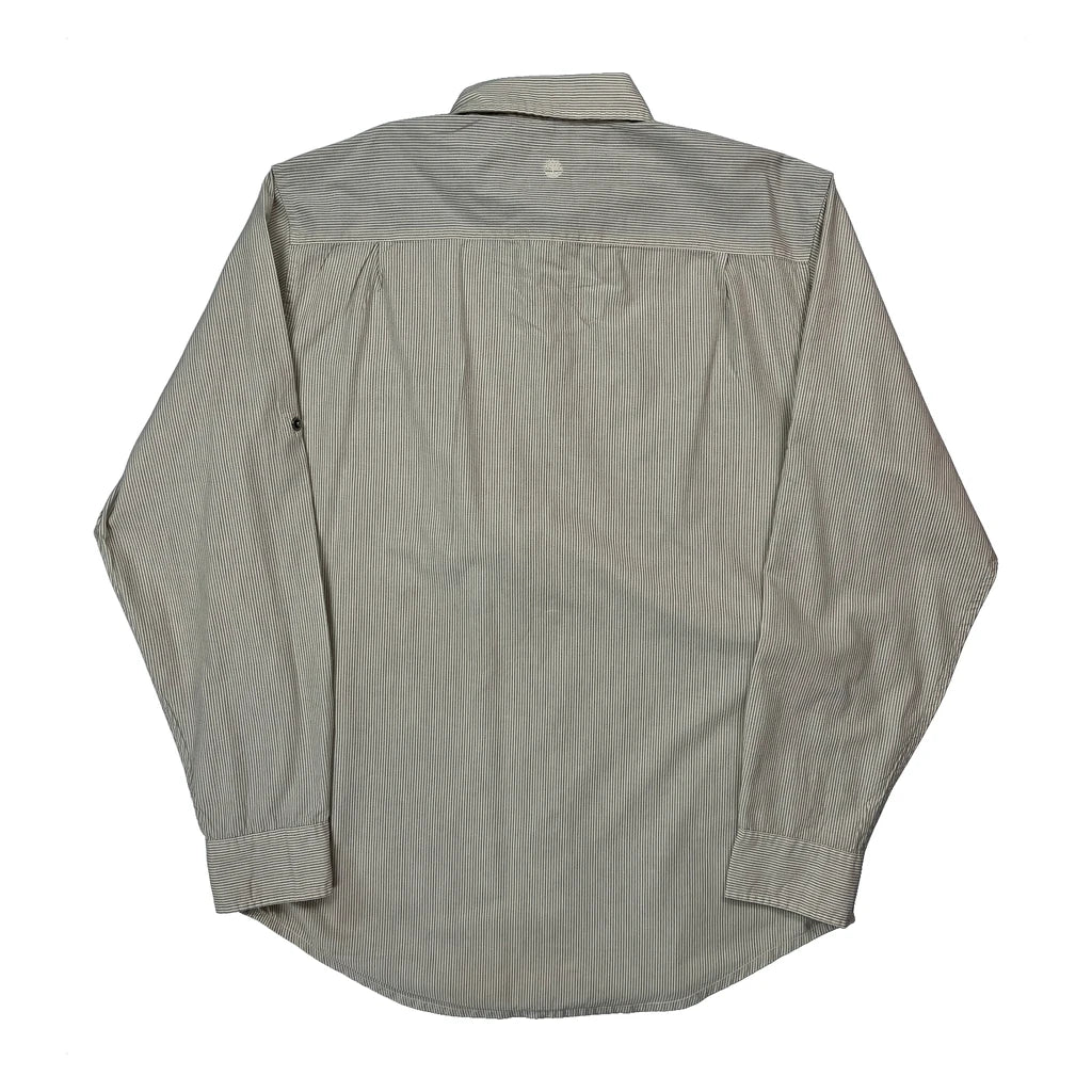 Timberland Striped Shirt - Medium Beige Cotton - Image 2