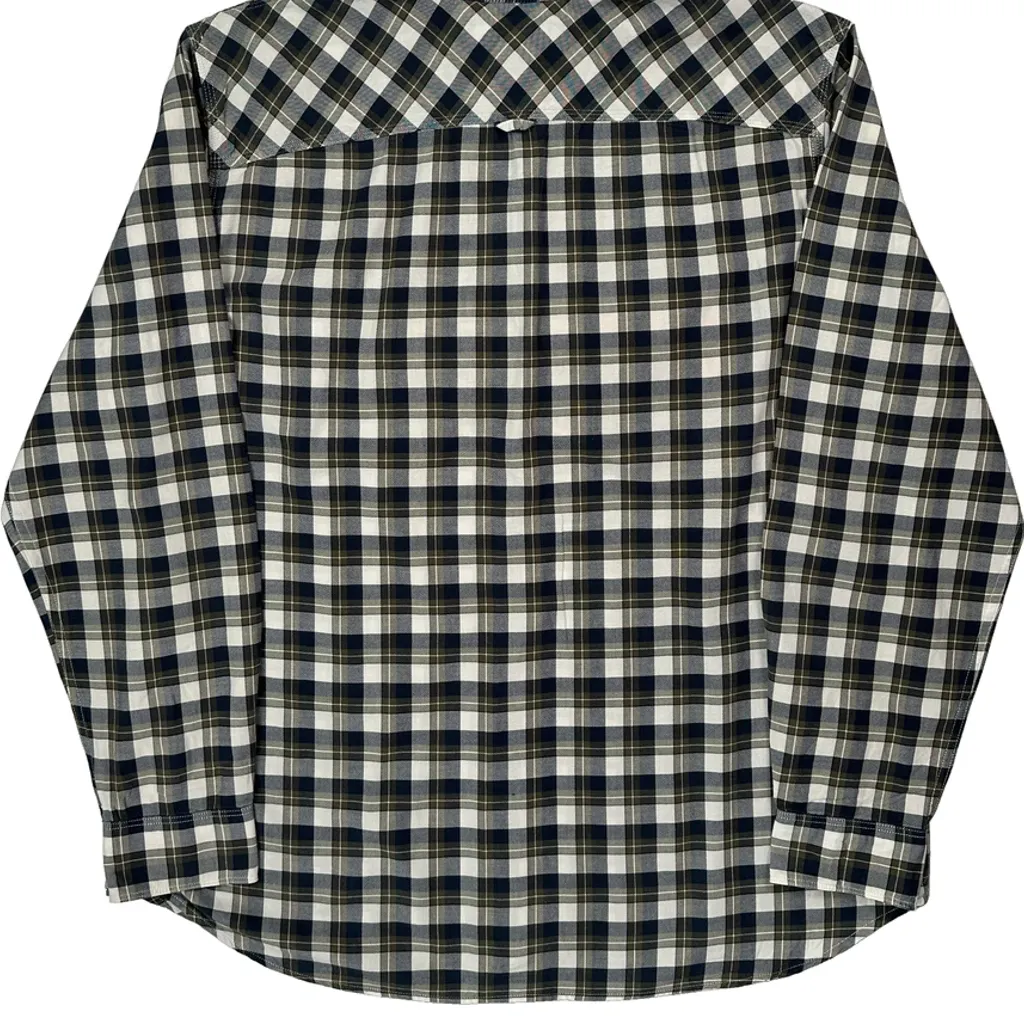 Timberland Checked Shirt - XL Blue Cotton - Image 7