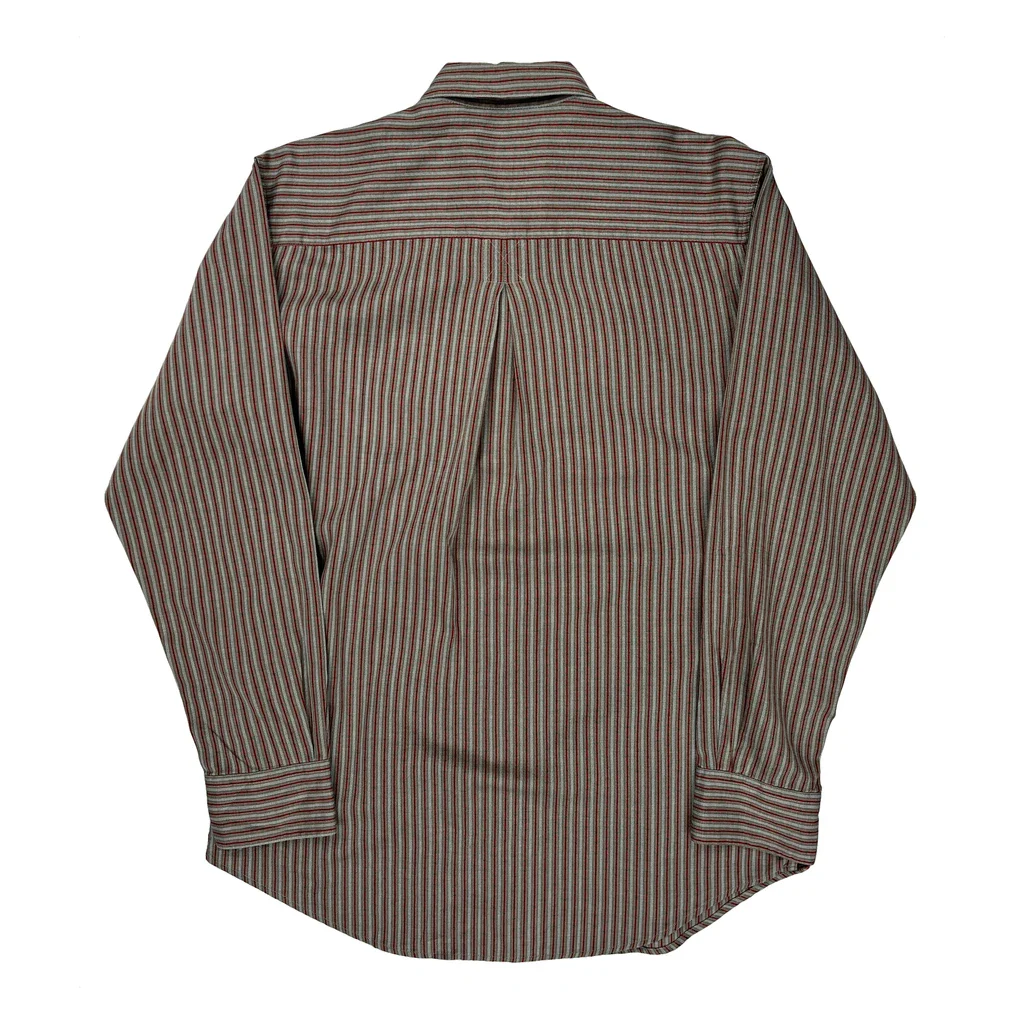 Timberland Striped Shirt - Medium Brown Cotton - Image 2