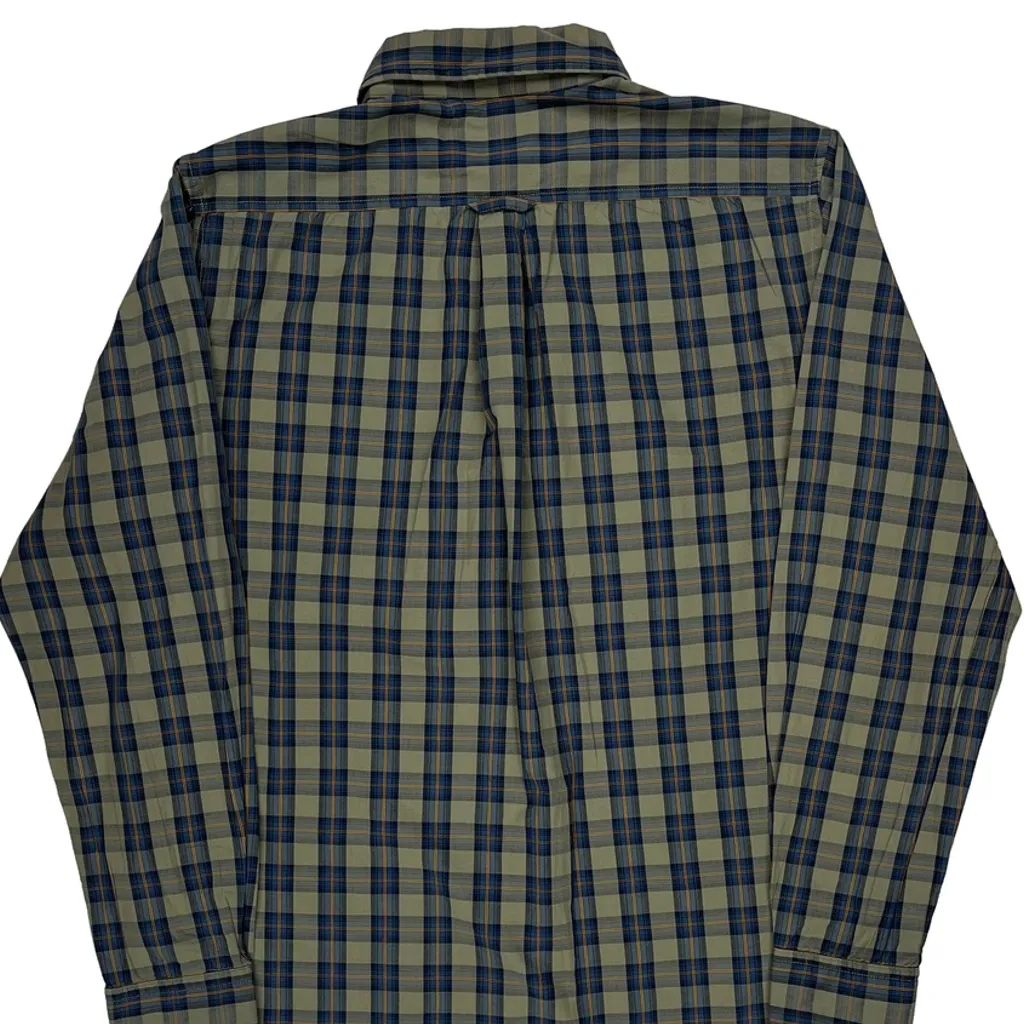 Timberland Checked Shirt - Medium Green Cotton - Image 6