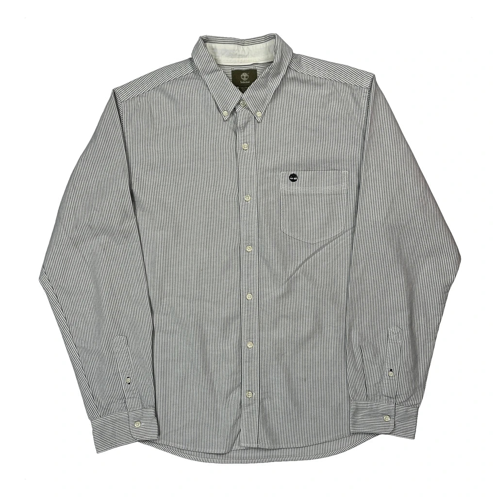 Timberland Slim Fit Shirt - XL Grey Cotton