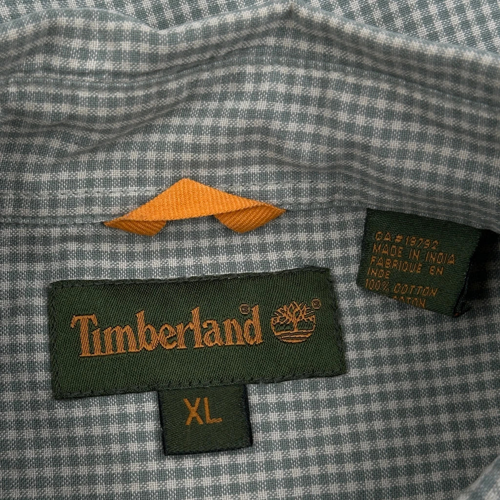 Timberland Checked Shirt - XL Grey Cotton - Image 3