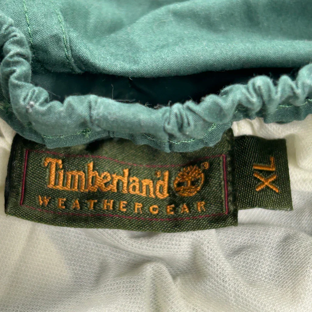 Timberland Sport Shorts - XL Green Polyester - Image 3