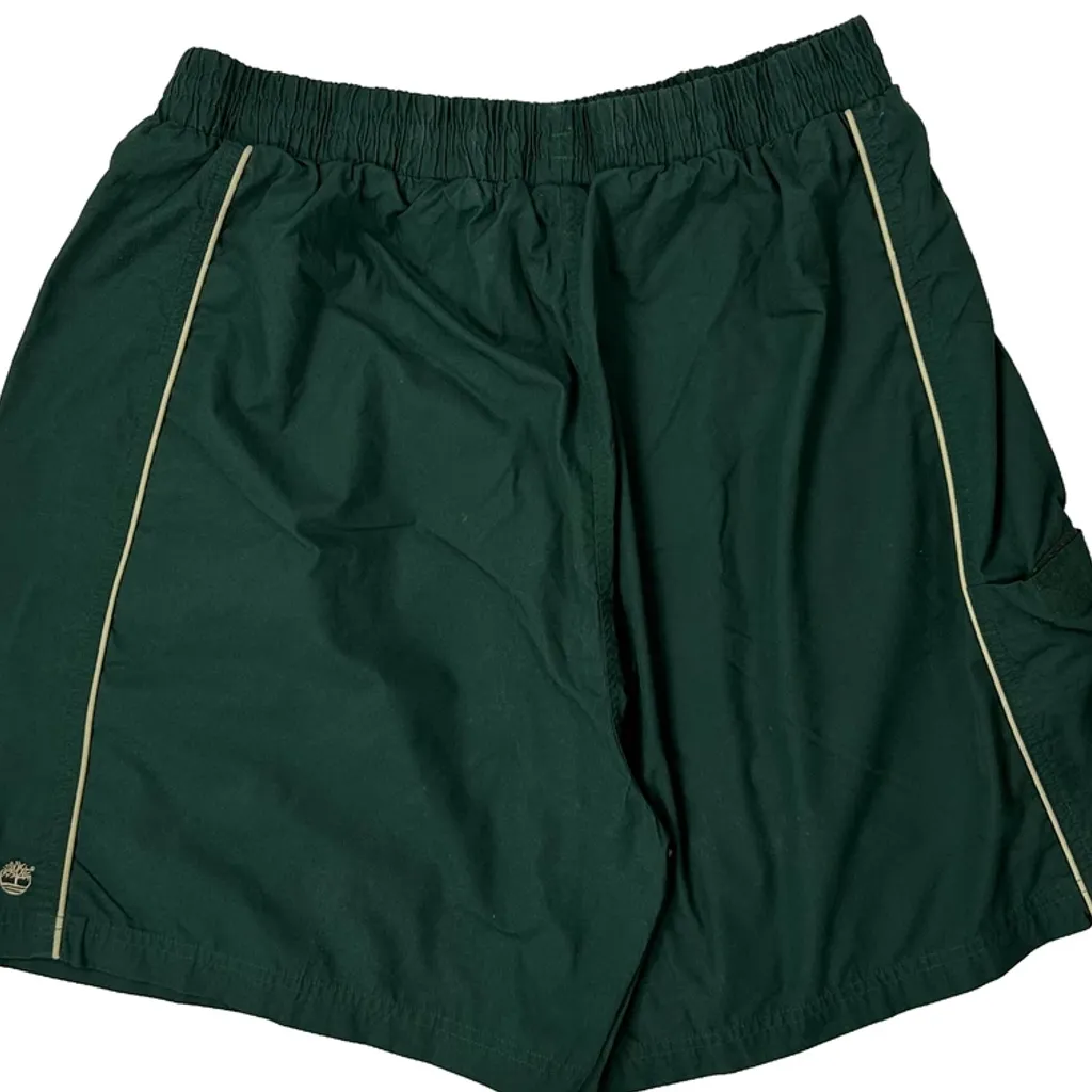Timberland Sport Shorts - XL Green Polyester - Image 6