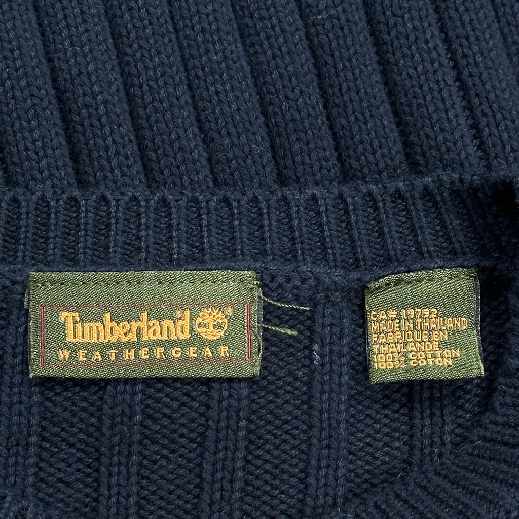 Timberland Sweater - Small Navy Cotton - Image 4