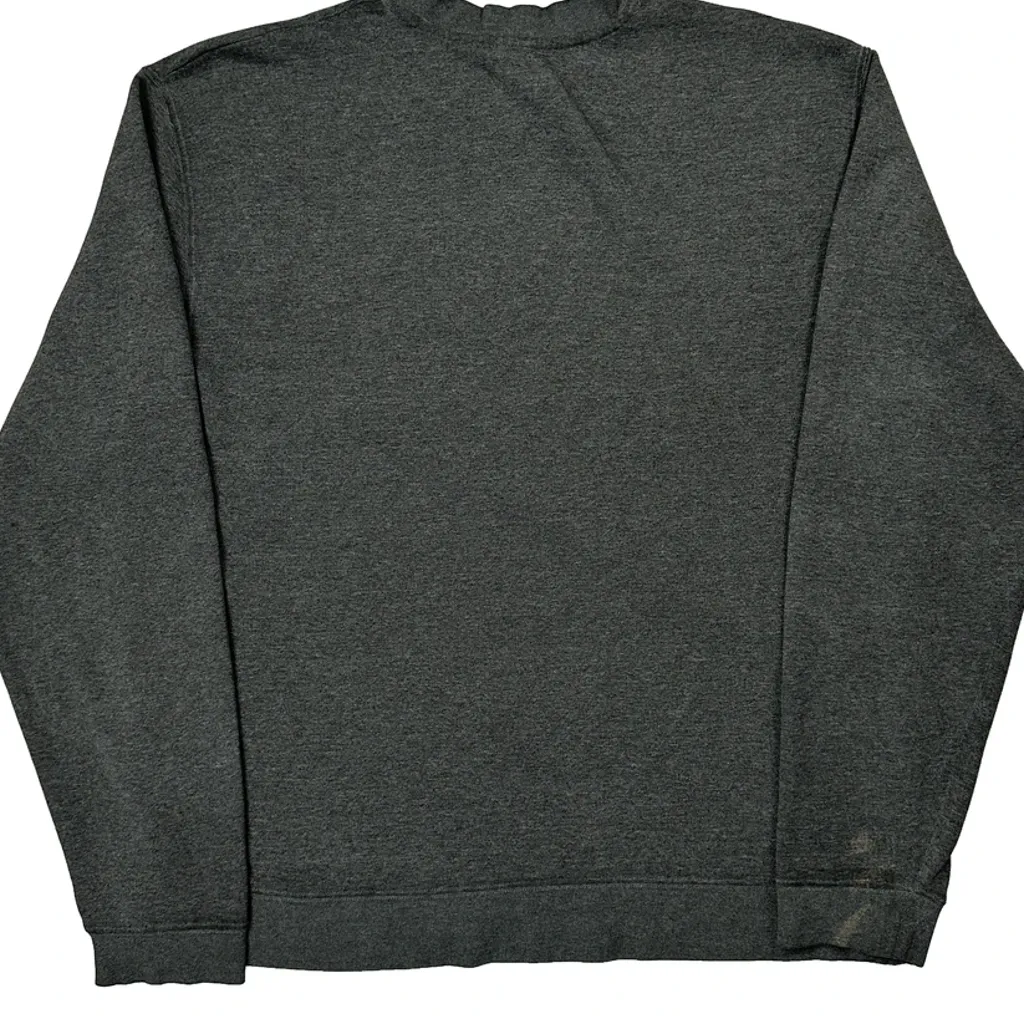 Timberland Spellout Sweatshirt - XL Grey Cotton Blend - Image 6