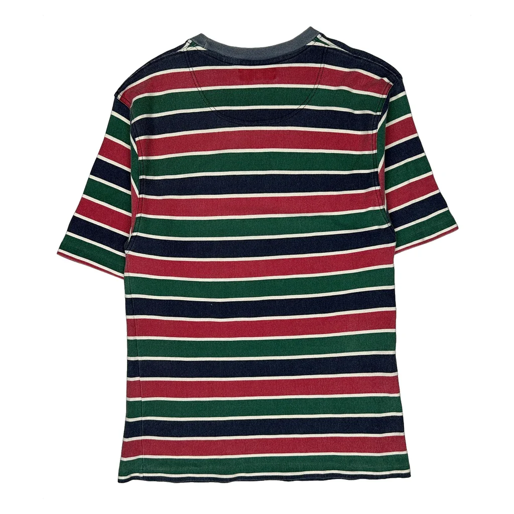 Timberland Striped T-Shirt - Large Multicoloured Cotton - Image 2
