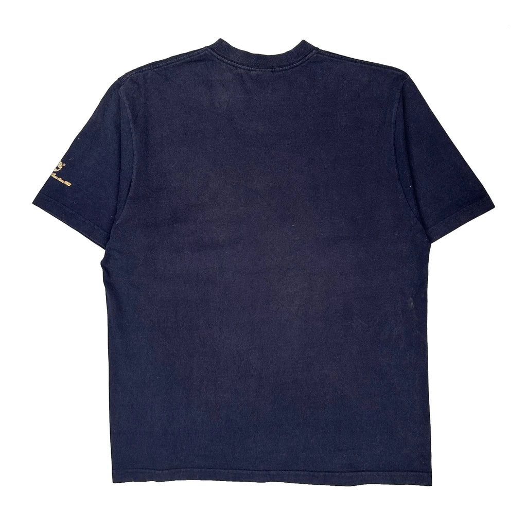 Timberland Graphic T-Shirt - XL Navy Cotton - Image 2