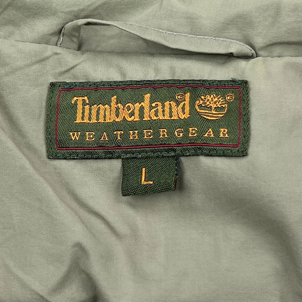 Timberland Windbreaker - Large Green Polyester - Image 3
