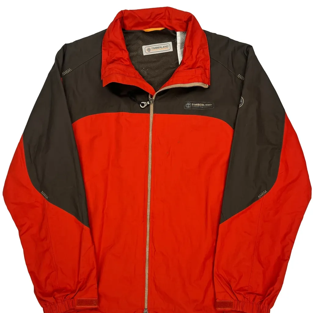 Timberland Windbreaker - Medium Red Nylon - Image 4