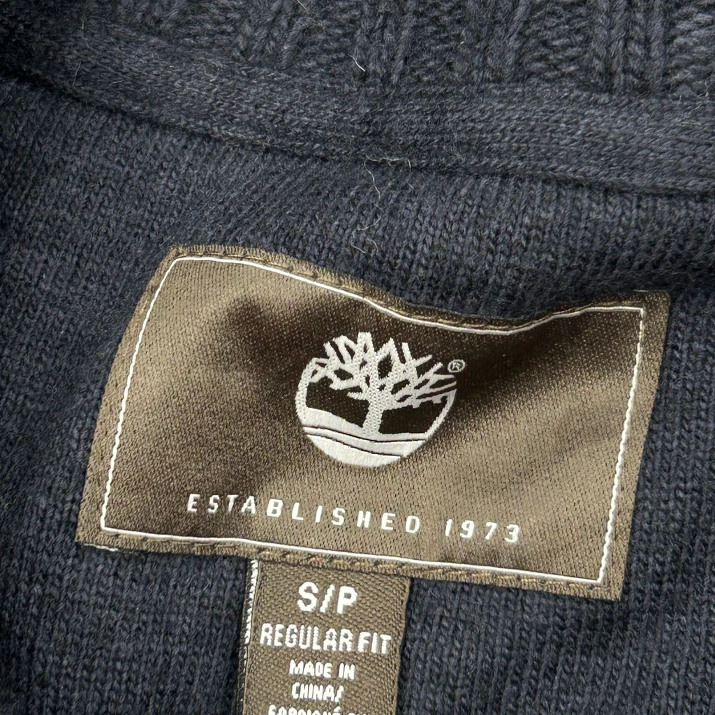 Timberland Zip Up - Small Navy Cotton - Image 3