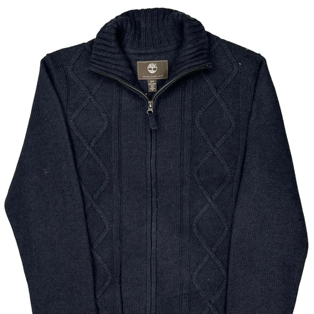 Timberland Zip Up - Small Navy Cotton - Image 5