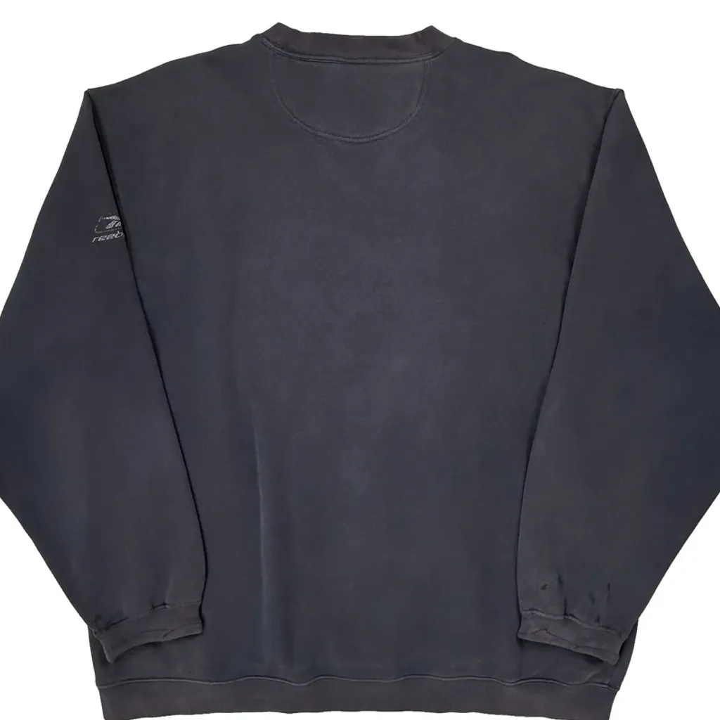 Titans Reebok Football Sweatshirt - Large Black Cotton - Image 6