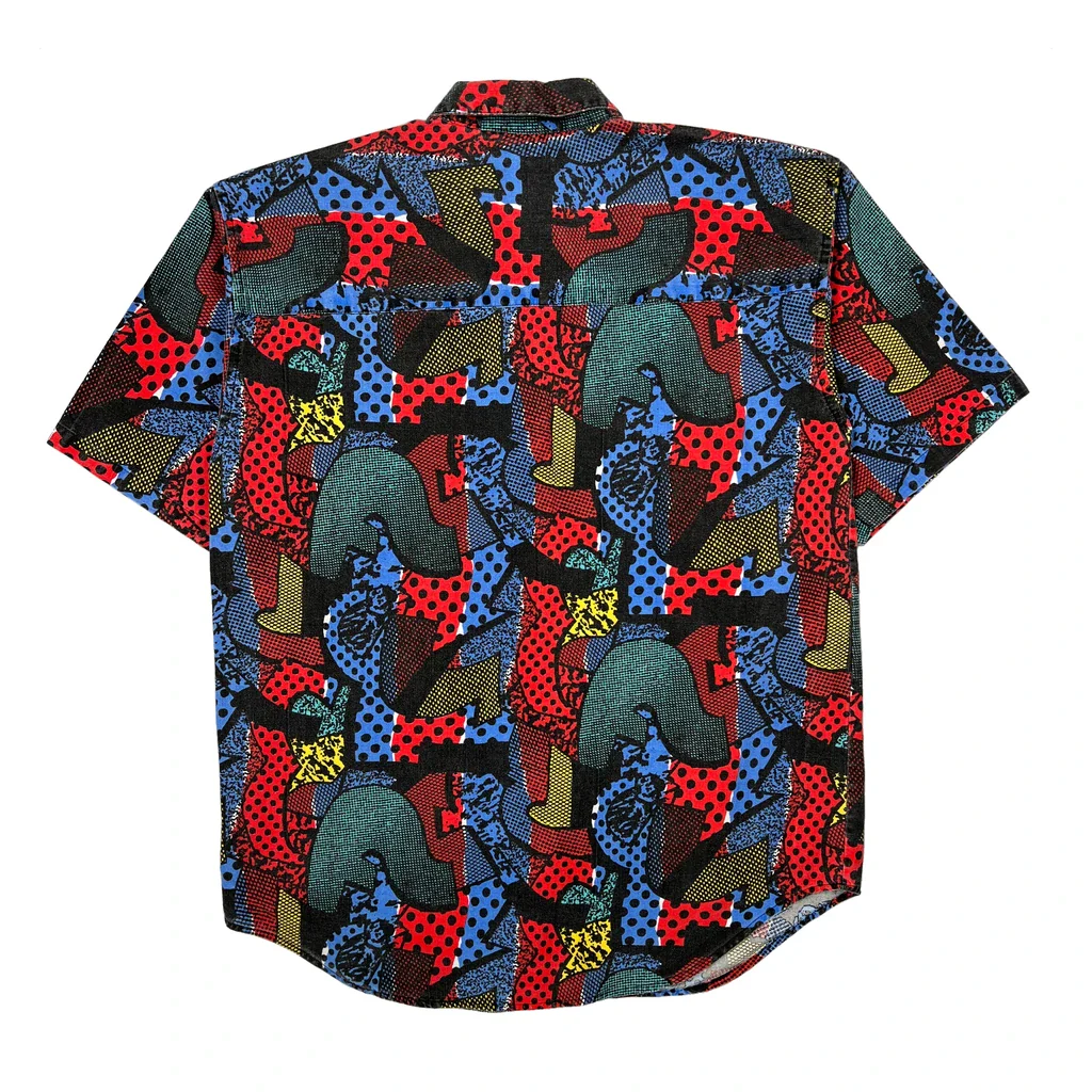 Todays News Short Sleeve Shirt - No Size Multicoloured Cotton - Image 2