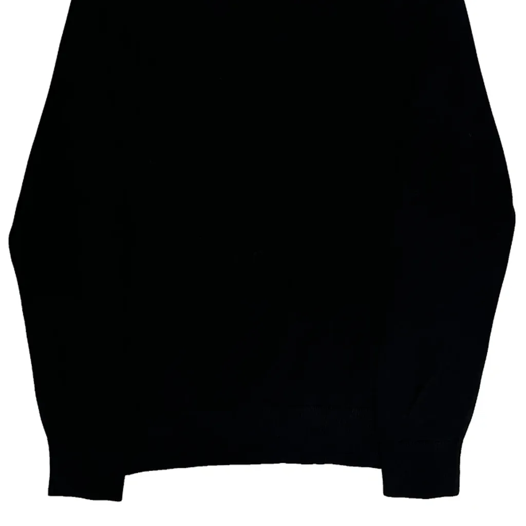 Tommy Hilfiger 1/4 Zip - Large Black Cotton - Image 6