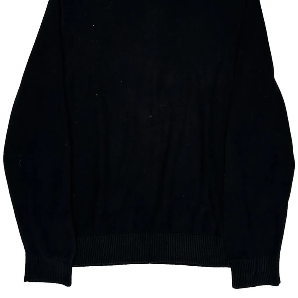 Tommy Hilfiger 1/4 Zip - XL Black Cotton - Image 6