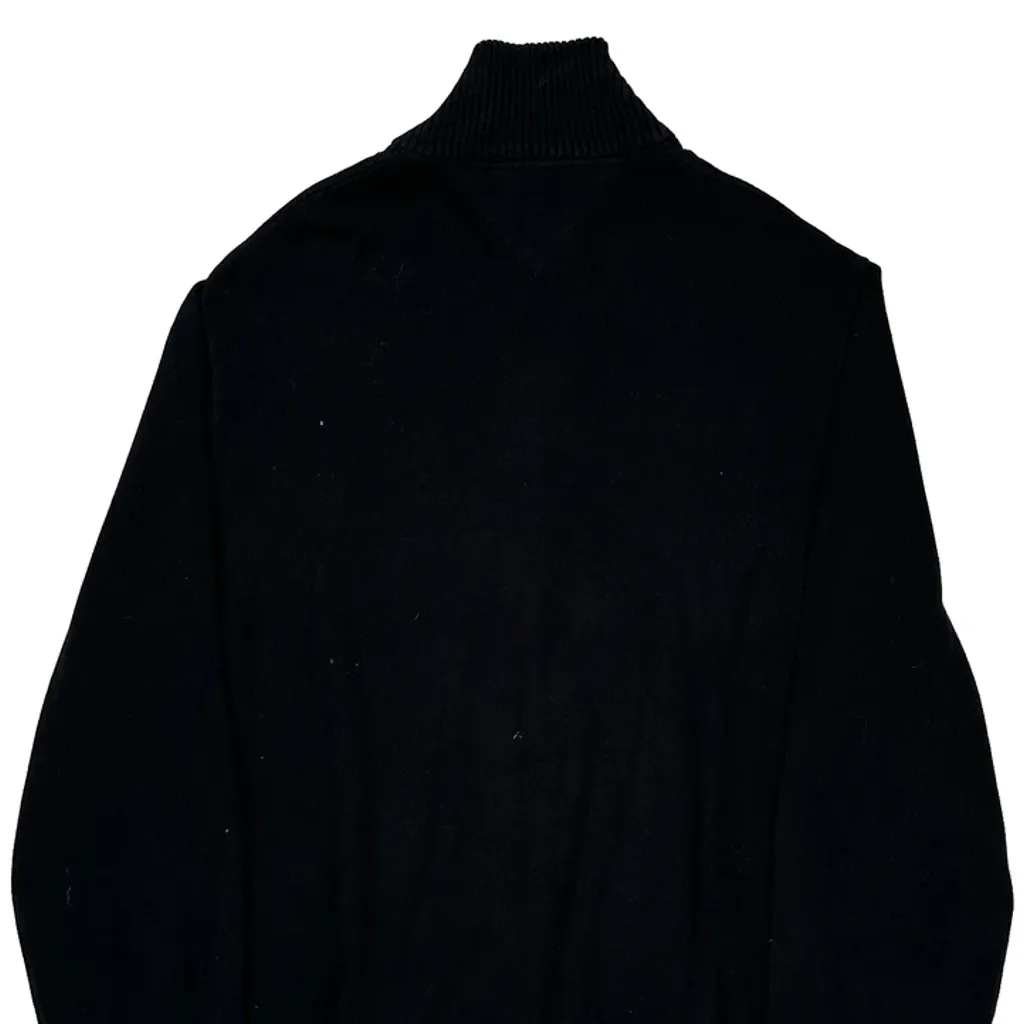 Tommy Hilfiger 1/4 Zip - XL Black Cotton - Image 7