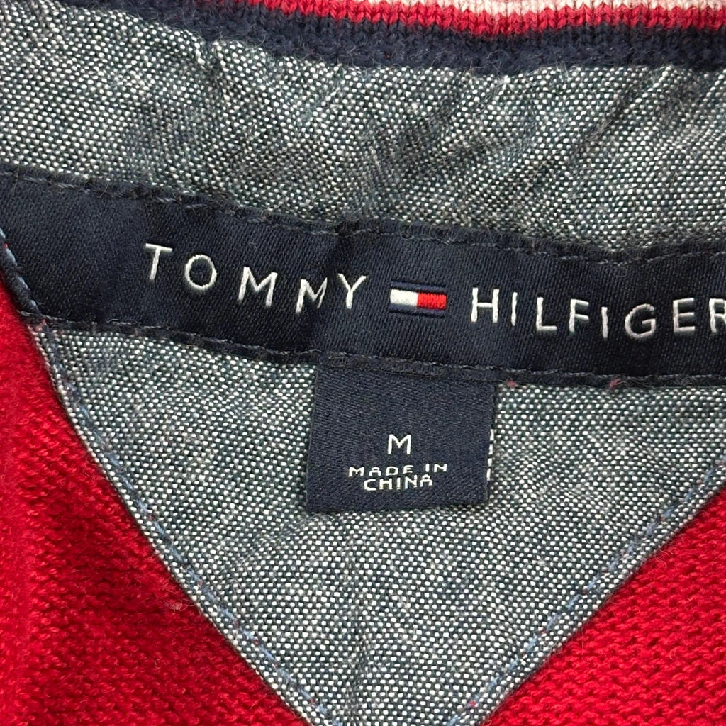 Tommy Hilfiger Striped 1/4 Zip - Medium Blue Cotton - Image 3