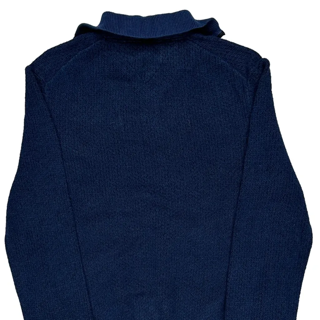Tommy Hilfiger 1/4 Zip - Medium Blue Cotton - Image 6