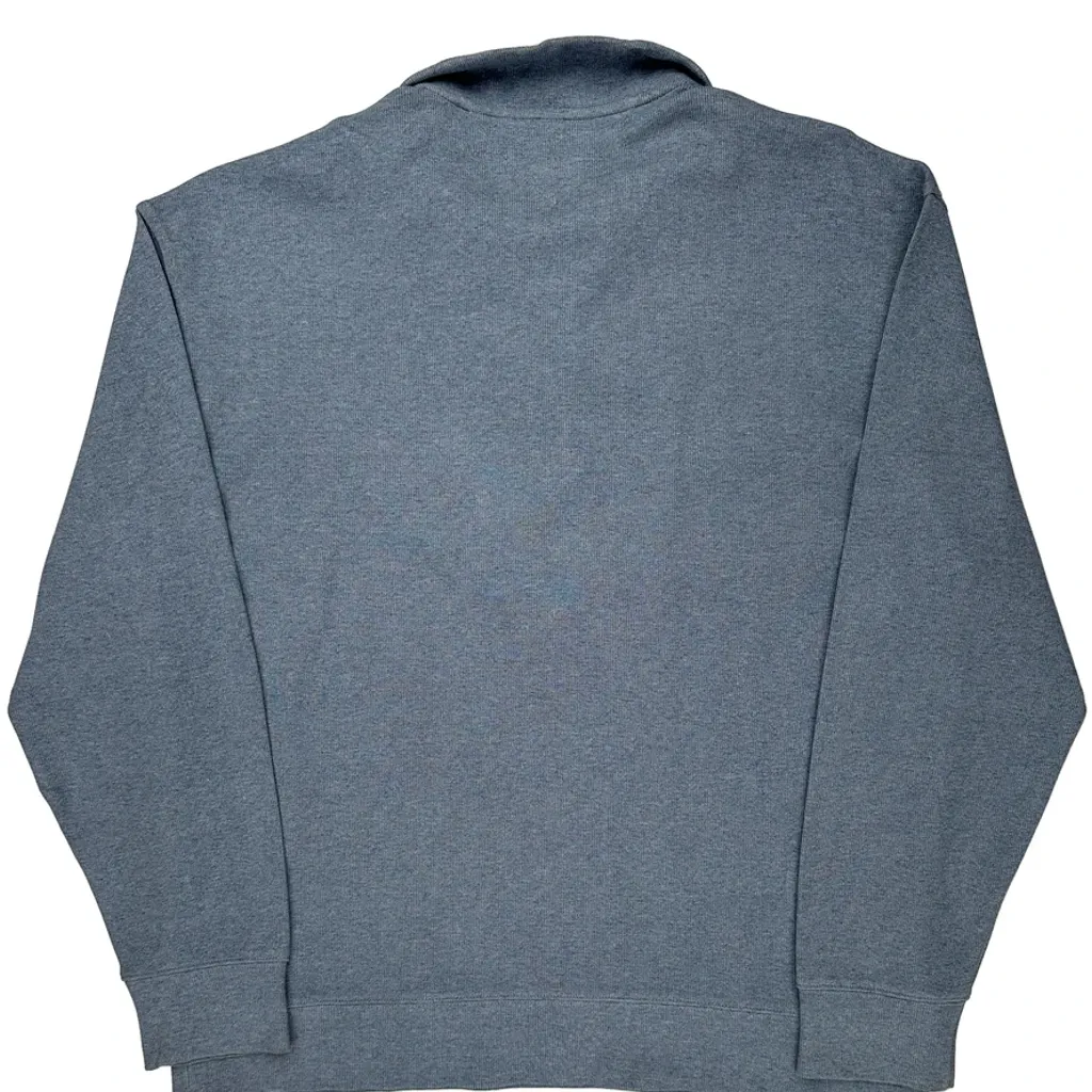 Tommy Hilfiger 1/4 Zip - XL Gray Cotton - Image 6