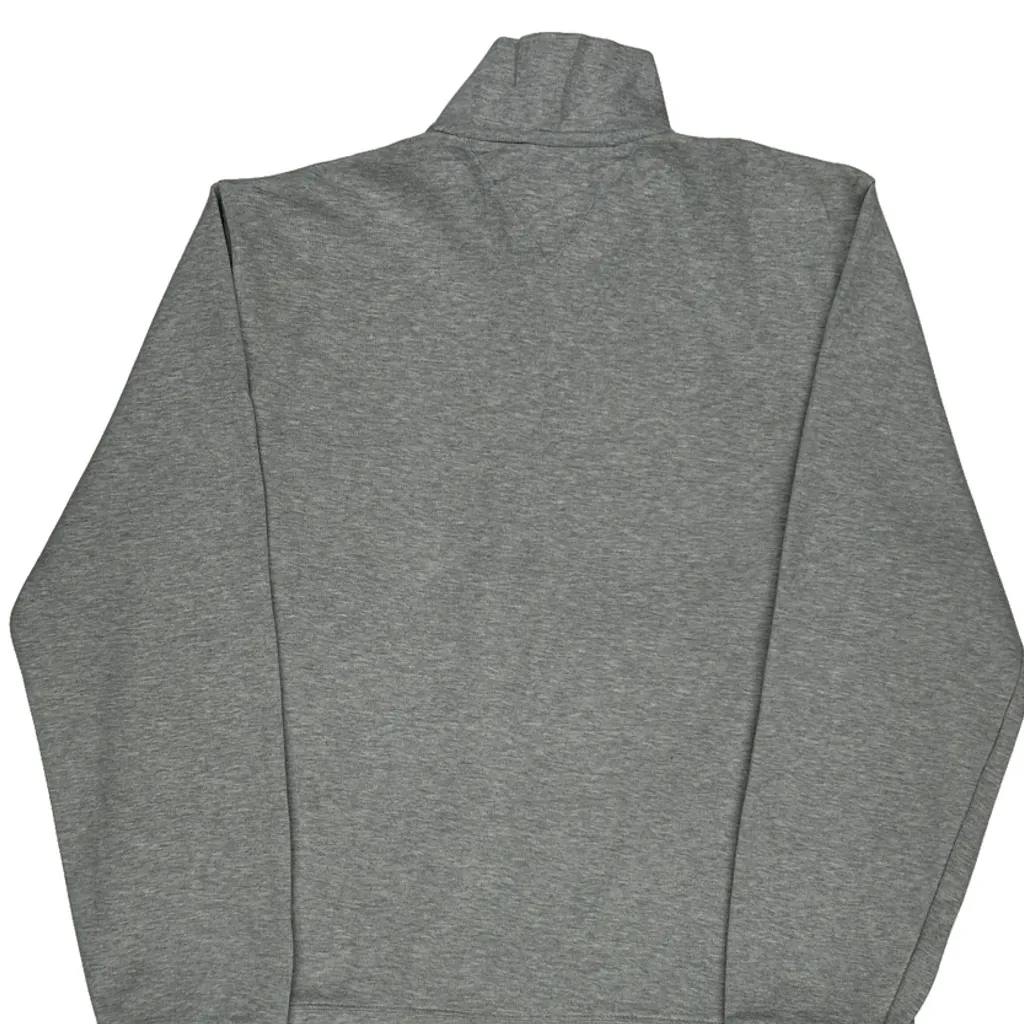 Tommy Hilfiger 1/4 Zip - Large Grey Cotton - Image 7