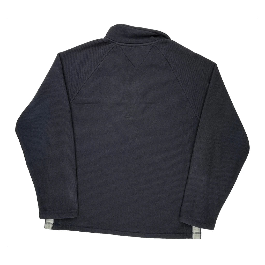 Tommy Hilfiger 1/4 Zip - Large Navy Cotton - Image 2