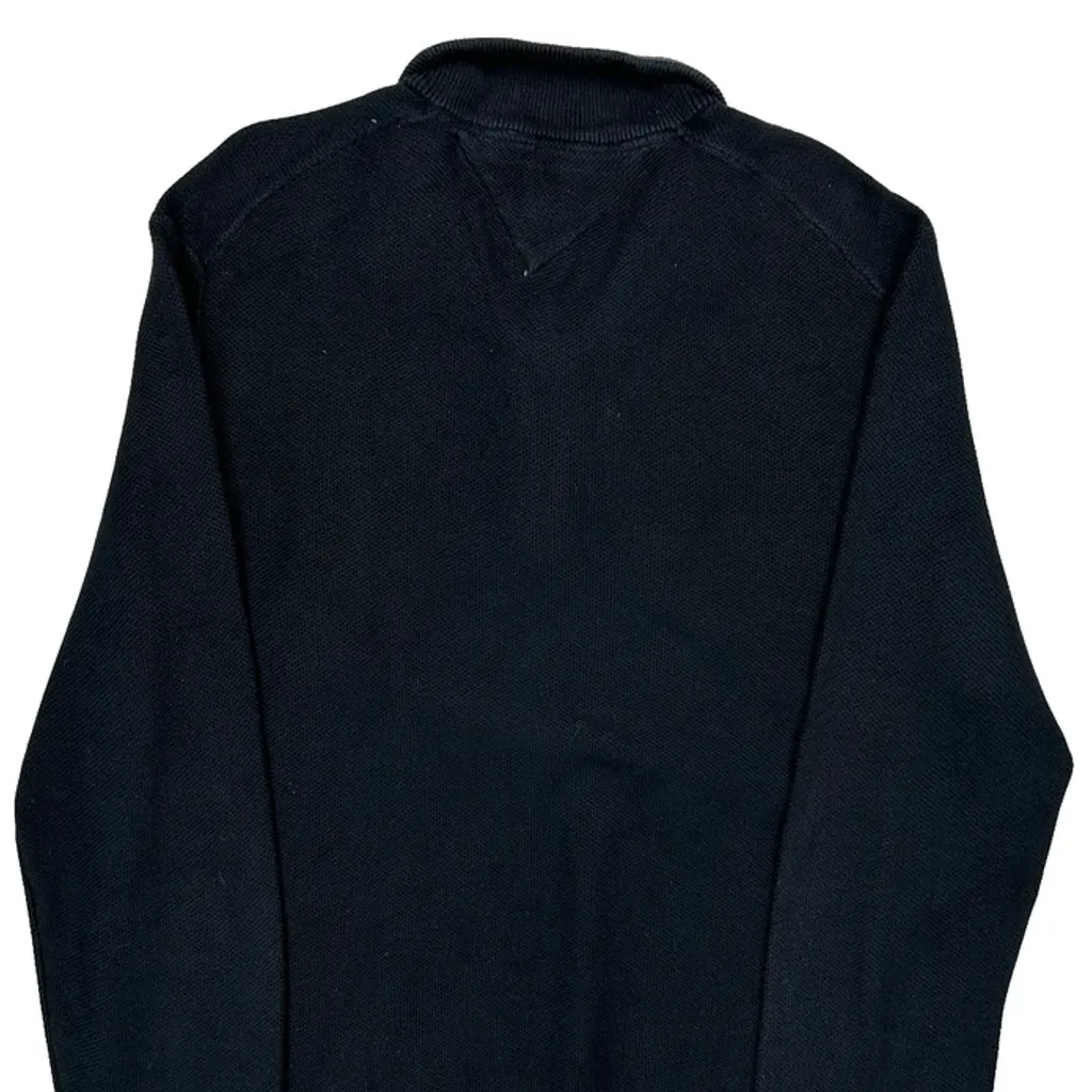 Tommy Hilfiger 1/4 Zip - Large Navy Cotton - Image 7
