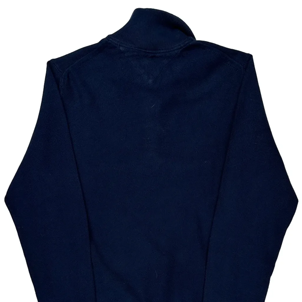 Tommy Hilfiger 1/4 Zip - Medium Navy Cotton - Image 6