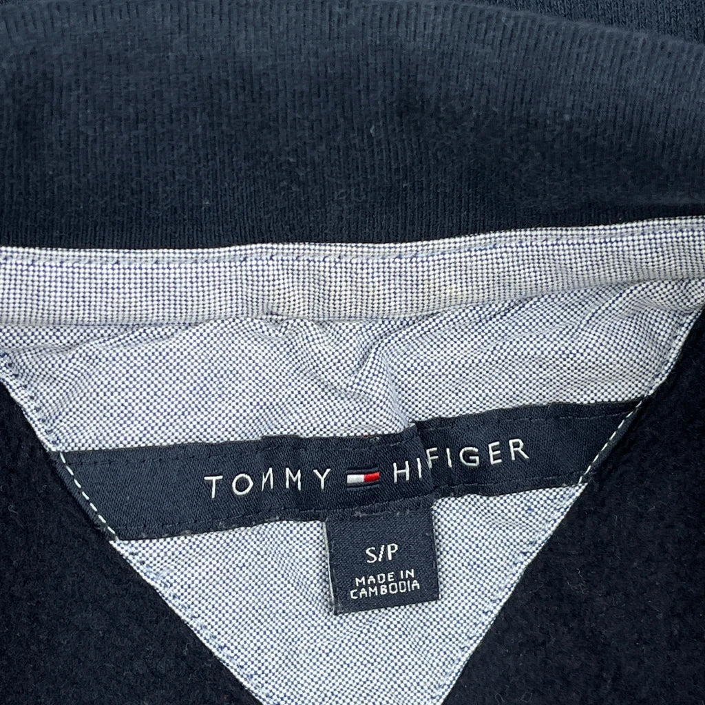 Tommy Hilfiger 1/4 Zip - Small Navy Cotton - Image 3