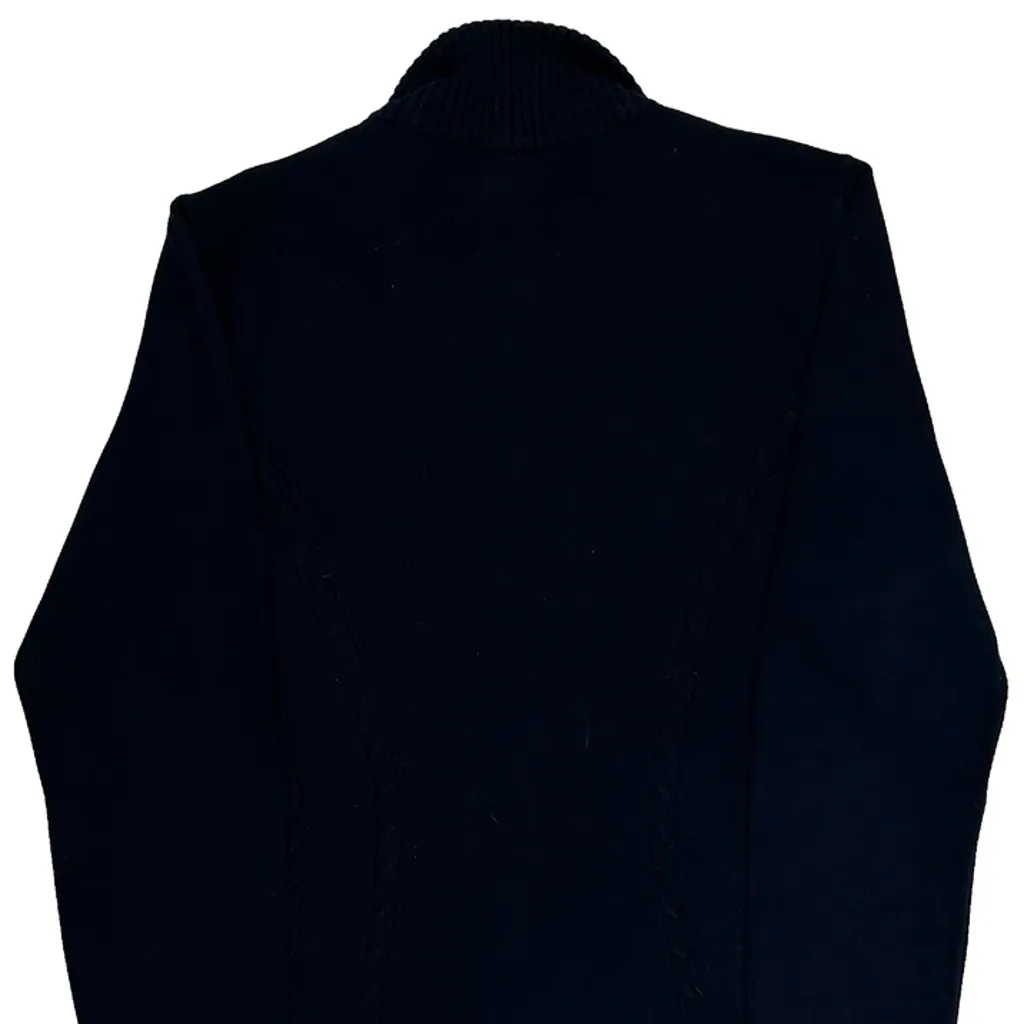 Tommy Hilfiger 1/4 Zip - Large Navy Cotton - Image 6