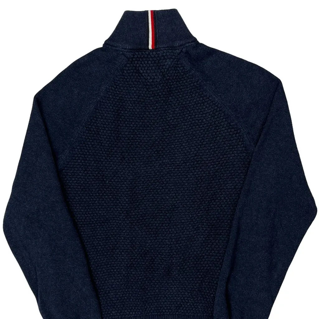 Tommy Hilfiger 1/4 Zip - XS Navy Cotton Blend - Image 7