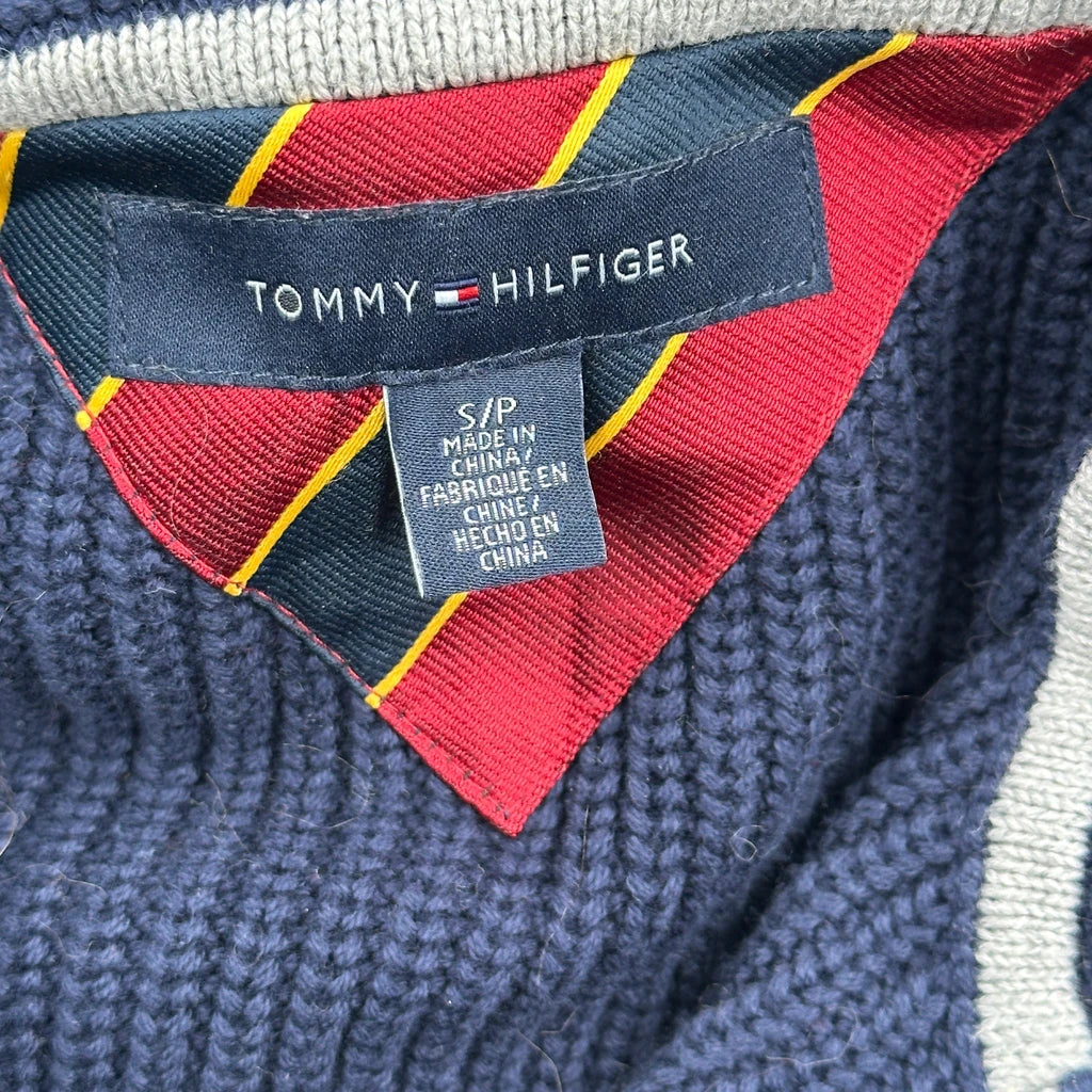 Tommy Hilfiger Striped Cardigan - Small Cream Cotton - Image 3