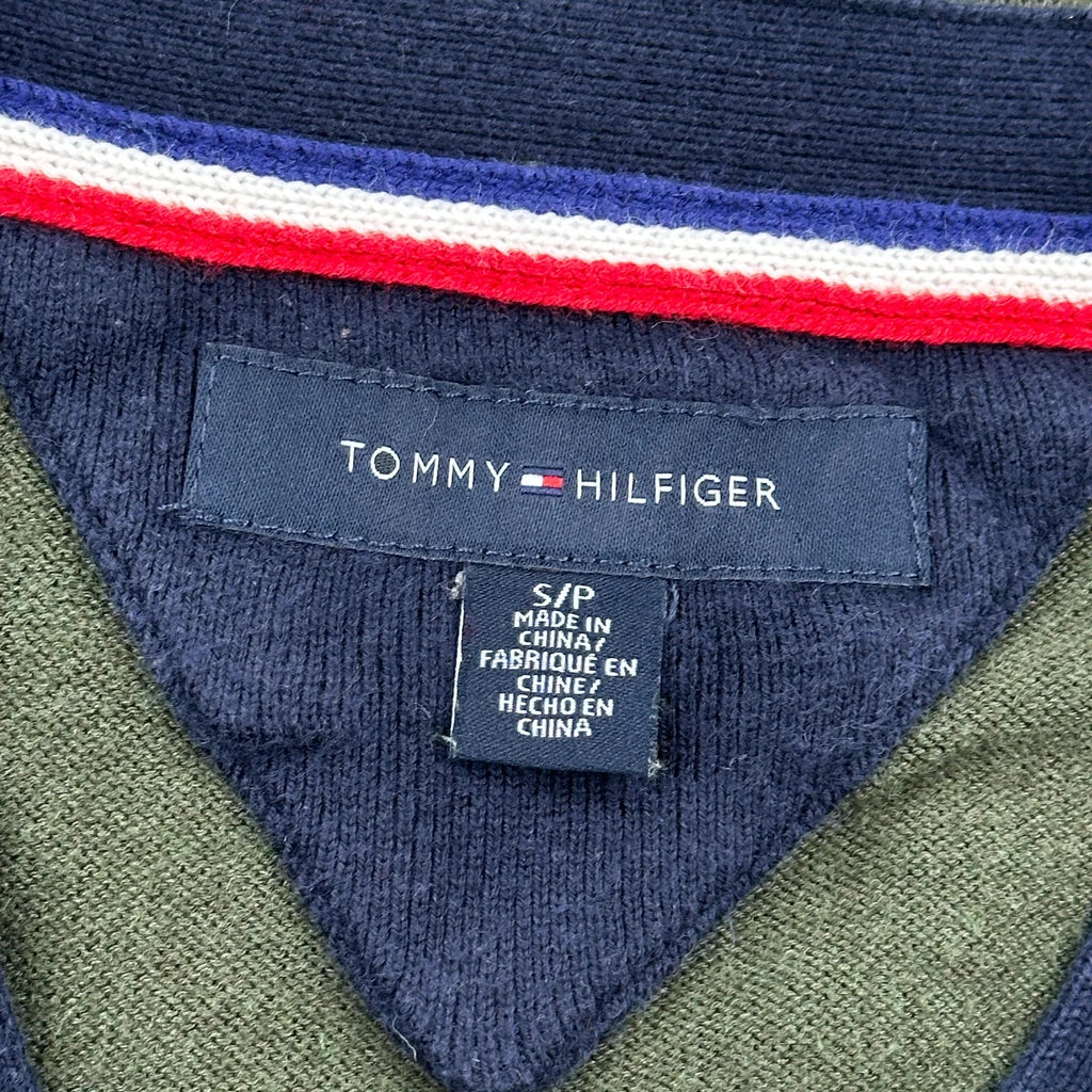 Tommy Hilfiger Cardigan - Small Green Cotton - Image 3