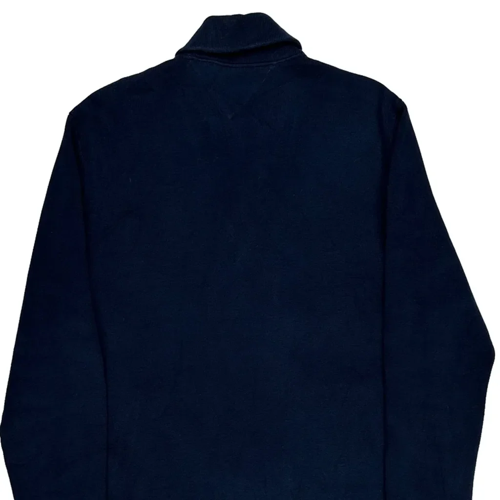 Tommy Hilfiger Cardigan - Large Navy Cotton - Image 6