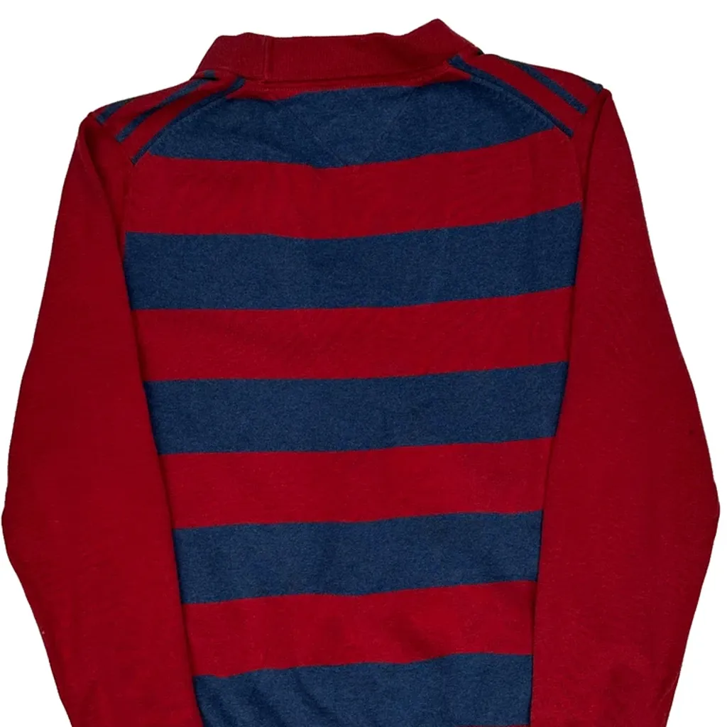 Tommy Hilfiger Striped Cardigan - XS Red Cotton - Image 7