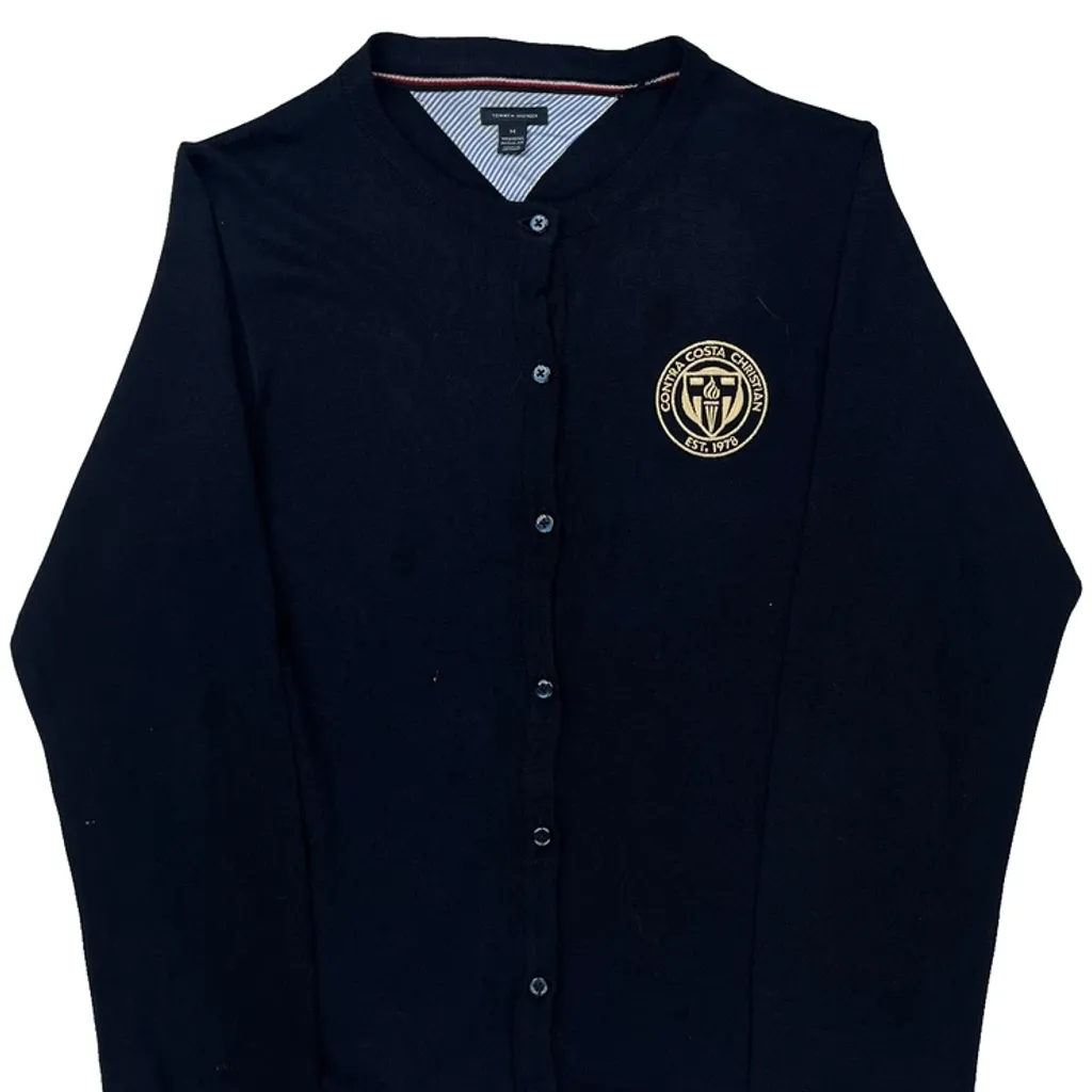 Tommy Hilfiger Cardigan - Medium Navy Cotton - Image 4